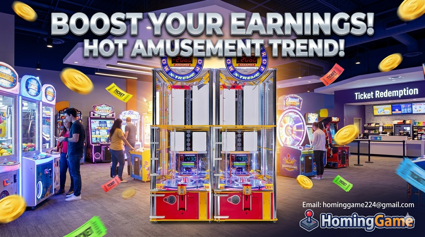 Monster Drop X-Treme: Giant Ball Drop Simulator – Professional 2-Player Ticket Redemption Mega-Machine