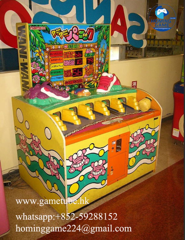 Wholesale Commercial Wani Wani Panic Arcade Game Machine | Interactive Gator Whack Game – HomingGame Factory