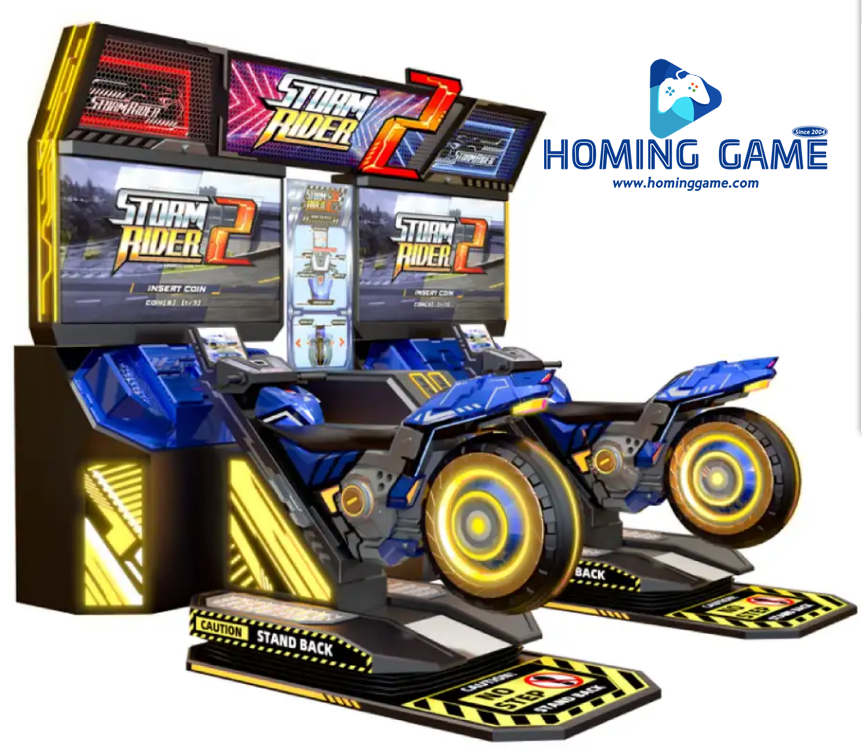 HomingGame Hot Sale Simulator storm rider 2 racing car game machine#gamemachine #simulatorcargame