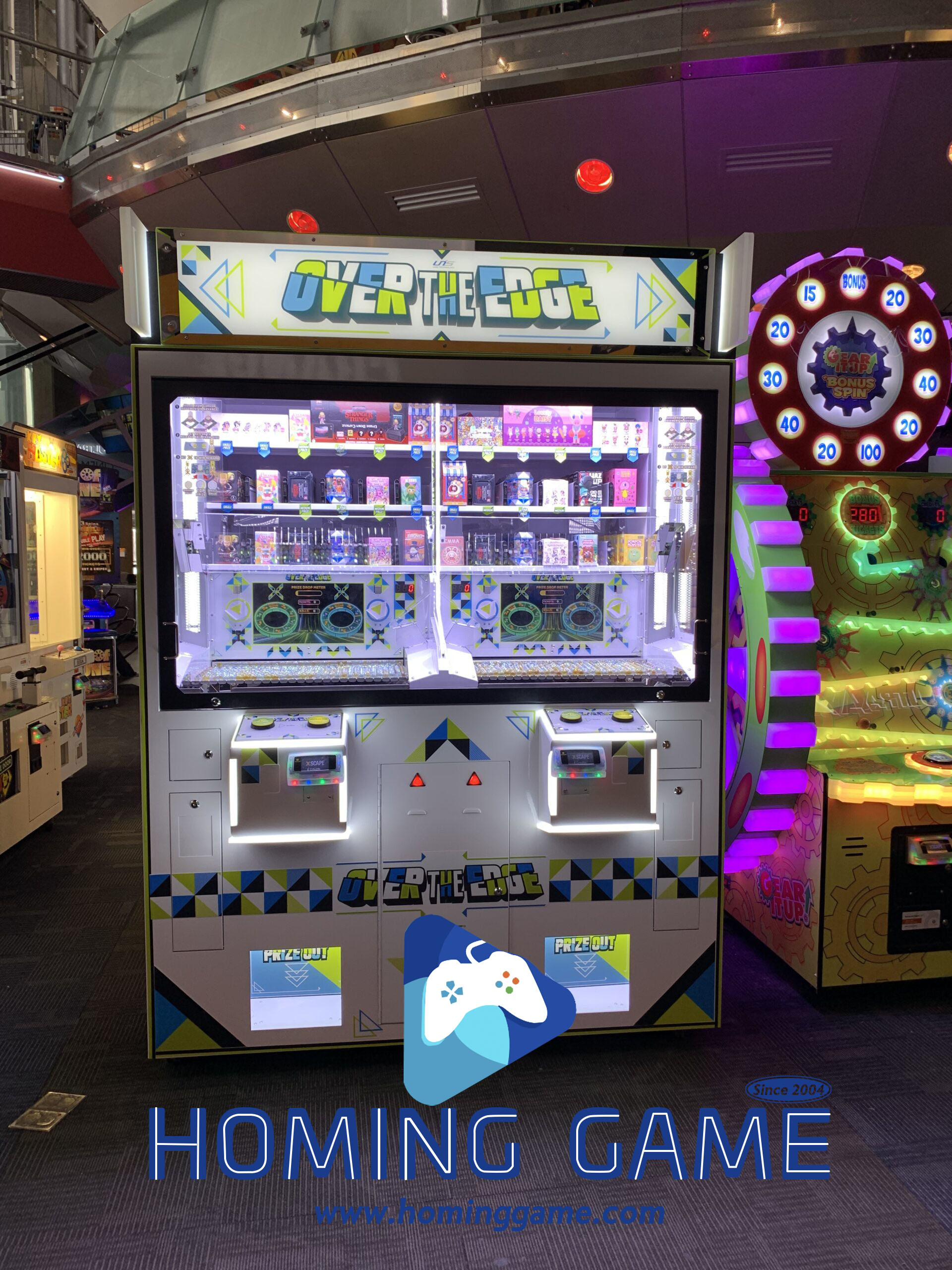 Introducing the ‘Over the Edge’ (2P)Collectible Prize Machine Break the Limits, Win Rare Prizes#prizegamemachine#gamemachine#OverTheEdge#PrizeVendingMachine(Order call What