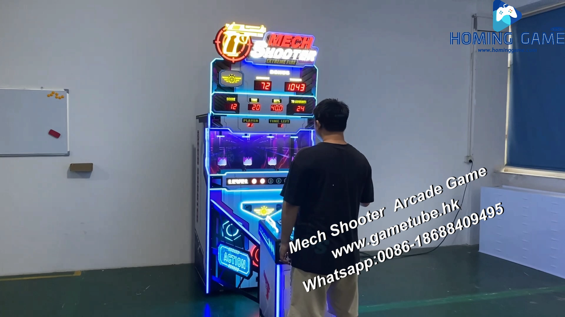 Factory Direct Mech Shooter Fast Gun Shooter Arade Lottery Redemption Game Machine For Sale by HomingGame