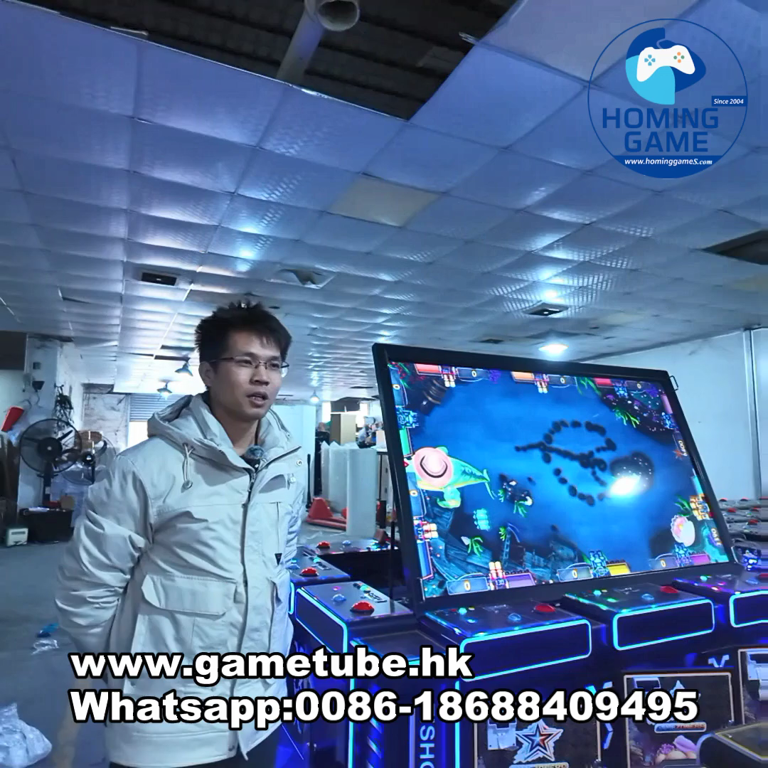 Homing Game Factory 10 Player Fishing Table Game Machine | Commercial Arcade Fish Hunter Table Game Machine for Sale