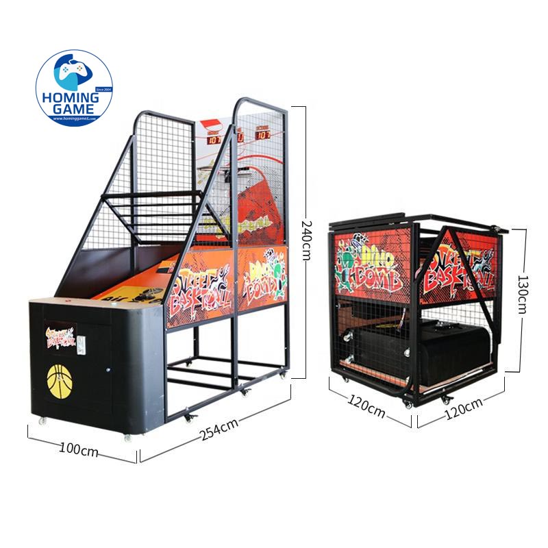 Wholesale Commercial Foldable Street Coin Operated Indoor Amusement Arcade Game Street Basketball Game Machine – High ROI Entertainment Center Equipment by HomingGame Factory