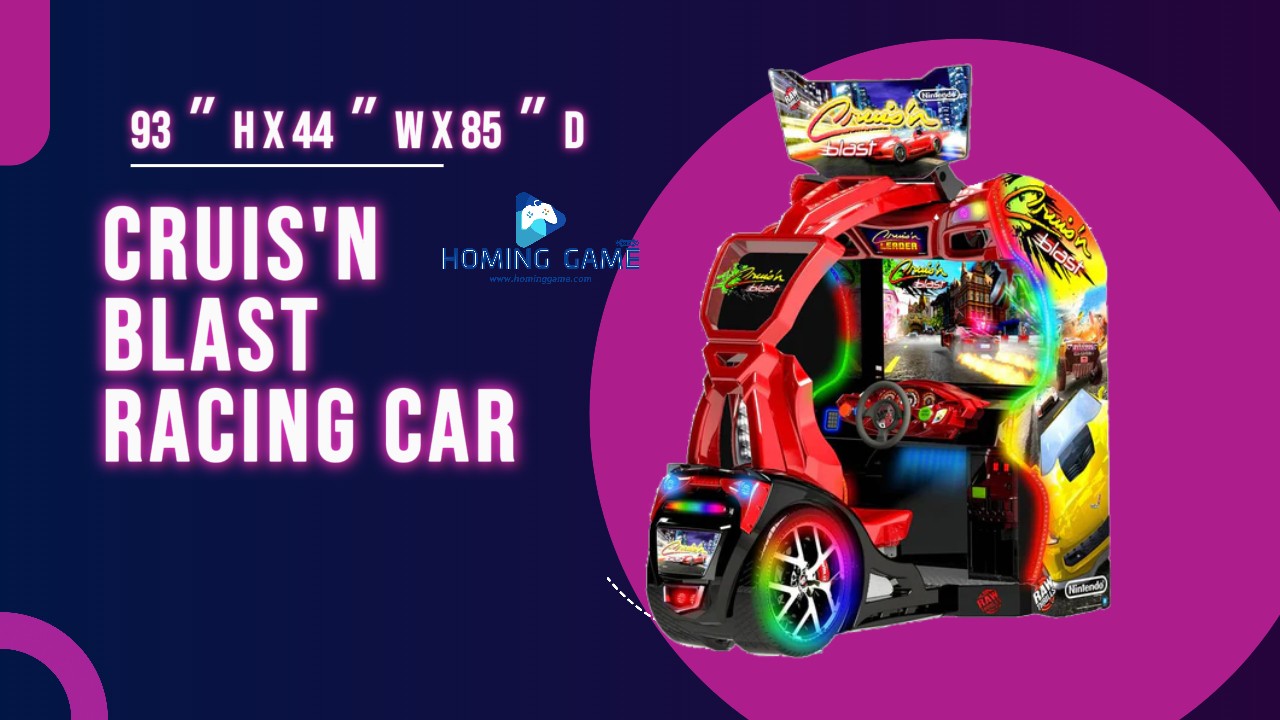Original Brand New CRUIS N BLAST ARCADE DRIVING GAME Simulator Game Machine For sale by HomingGame