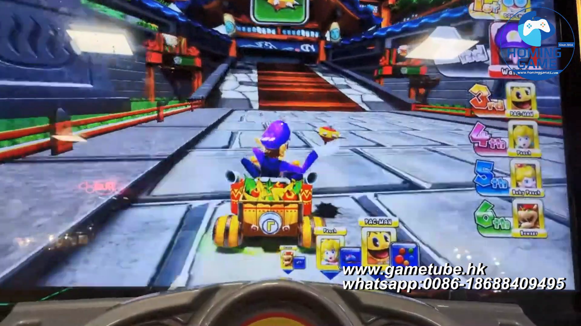 Mario Kart Arcade GP DX Racing Car Game Machine | 42" HD Display, 2-Player Linkable Arcade Simulator for Game Center | 2026 New Edition by HomingGame