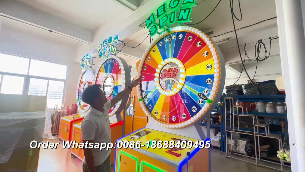 Win Super Bonus Redemption Ticket At HomingGame Mega Spin Redemption Arcade Game Machine#arcade