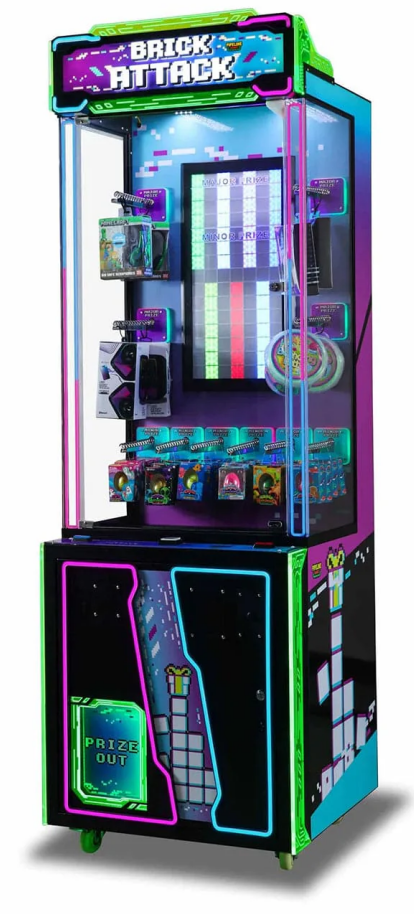 2026 HomingGame "Brick Attack" Stacker – Premium Skill-Based Arcade Experience-Staker Prize Game Machine