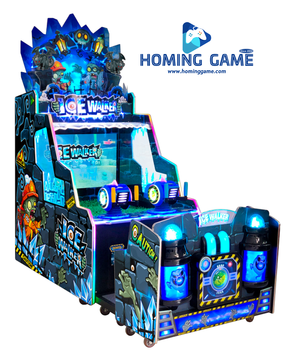 HomingGame New Released ICE WALKER 2 redemption shooting GAME MACHINE 2 players#gamemachine #game