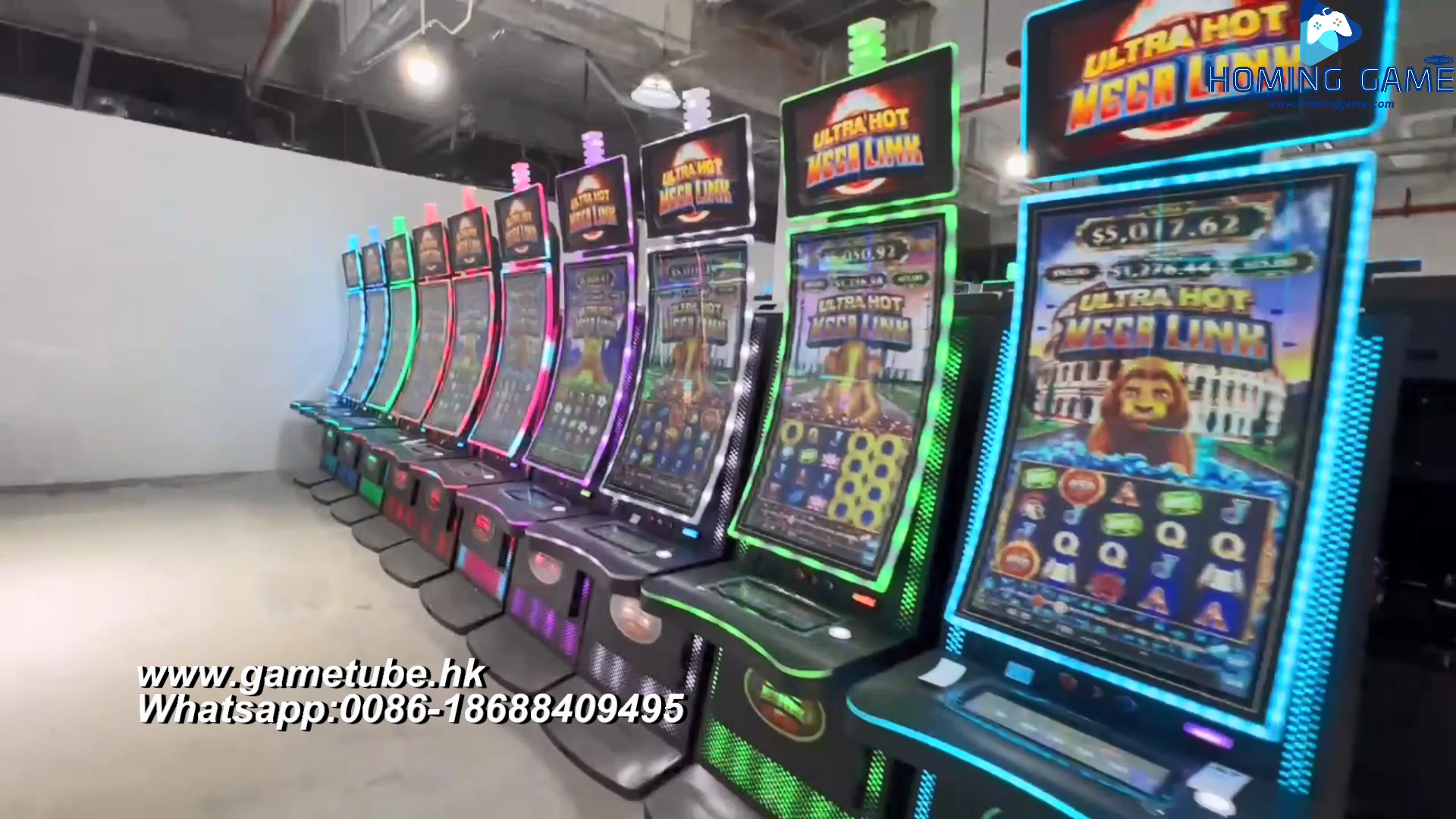 USA 43 inch Curve Touch Screen Lock N in Slot Table Game Machine For Sale |Super Lock SLot game