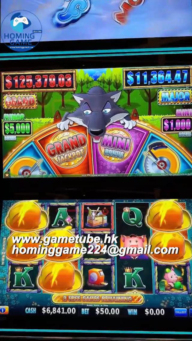HomingGame Factory 2-in-1 Huff N' Puff Slot Table Game Machine Upgraded Vertical Skill Cabinet HET 8.0 Software for Lounge & Route Venues(Order Send Email:hominggame224@gmail.com)