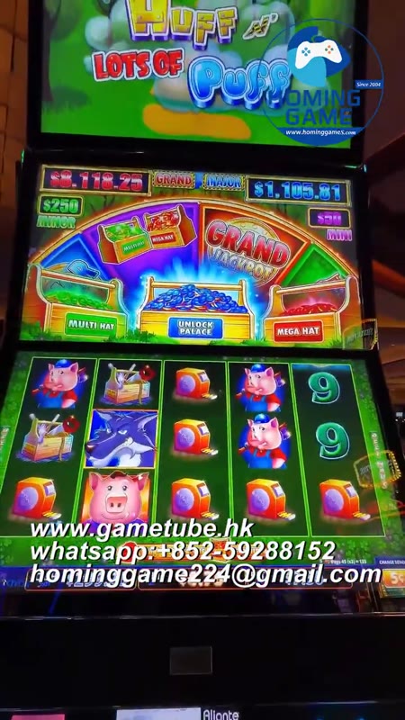 Wholesale 2026 Hot Skill Slot Machine Kit: 2-in-1 Vertical Huff N' Puff Game Board for 32" & 43" Touch Displays &ndash; HomingGame Factory