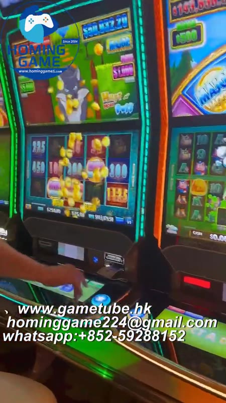 2026 New Arrival 2-in-1 Vertical Display PCB Board Huff N' Puff Game for 32" & 43" Straight and Curved Touch Skill Slot Game Machines | HomingGame Factory Direct