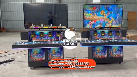 Hot-Selling Luxury 55-Inch 4-Player Stand-Up Fish Table Game Machine | HomingGame Factory Direct