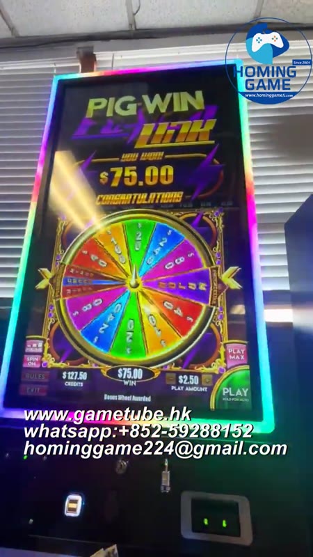 HomingGame Big Bonus Series: 32" & 43" Skill Slot Table Machines with Fusion 4/Fusion Link Boards