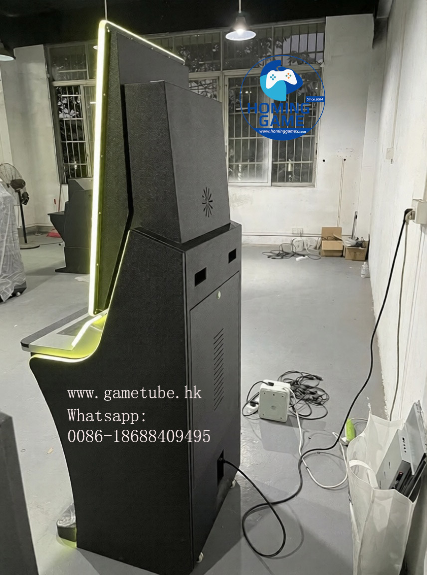 HomingGame Factory 32" Curved Screen Ultimate Fire Link Slot Machine,Fusion 4,Fusion 6 – 8-in-1 Multi-Game Casino Cabinet for Sale