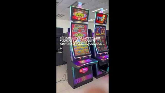 43 Inch Curved Screen Slot Machine Game Cabinet Ultimate Arcade Experience!