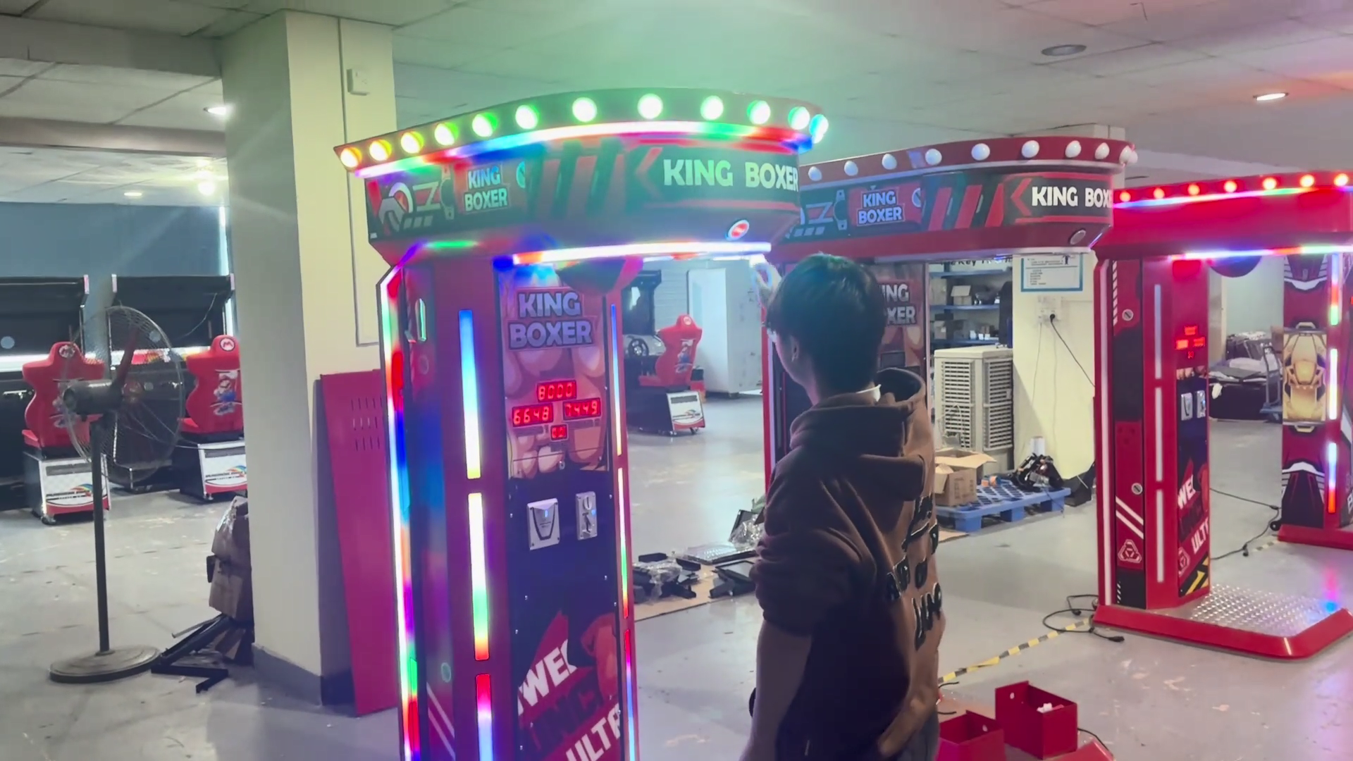 Commercial Coin Operated King Boxer Punch Bag Arcade Game Machine | High-Profit Strength Tester Boxing Machine | Factory Direct by HomingGame