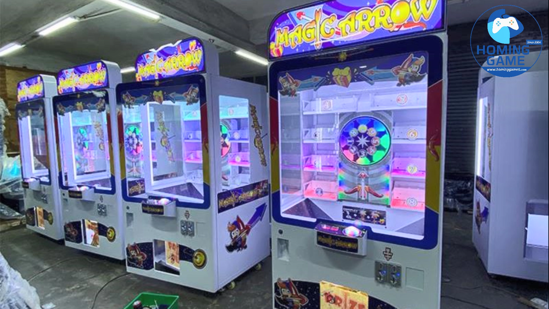 Magic Arrow Prize Game Machine – Skill-Based Arcade Prize Redemption Machine by HomingGame