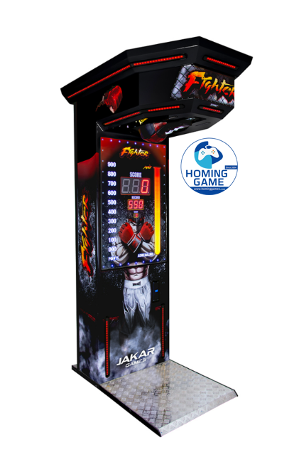 HomingGame Factory Price Coin Operated Boxer Fighter Game Machine Ultimate Punching Strength Tester Arcade Machine for Sale
