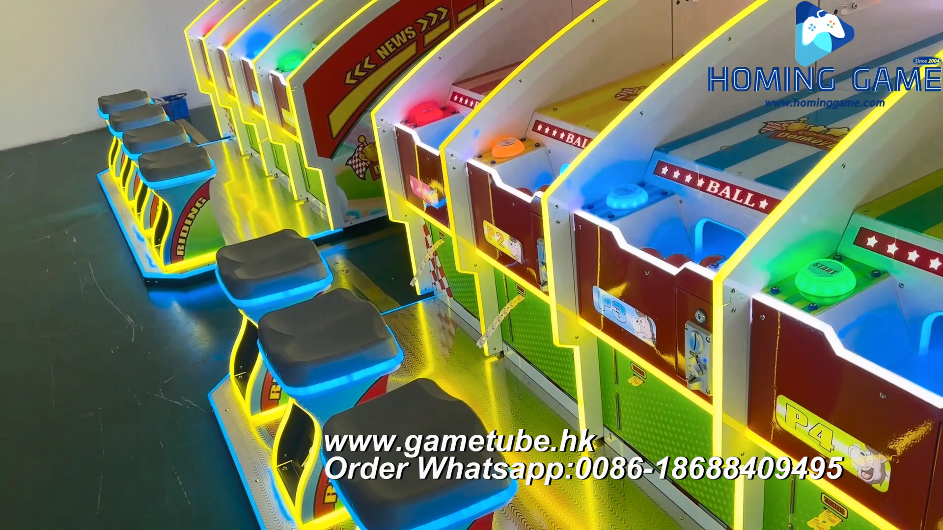 2025 New Donkey Day Racing Arcade Game Machine | Coin Operated Horse Racing Fun by HomingGame