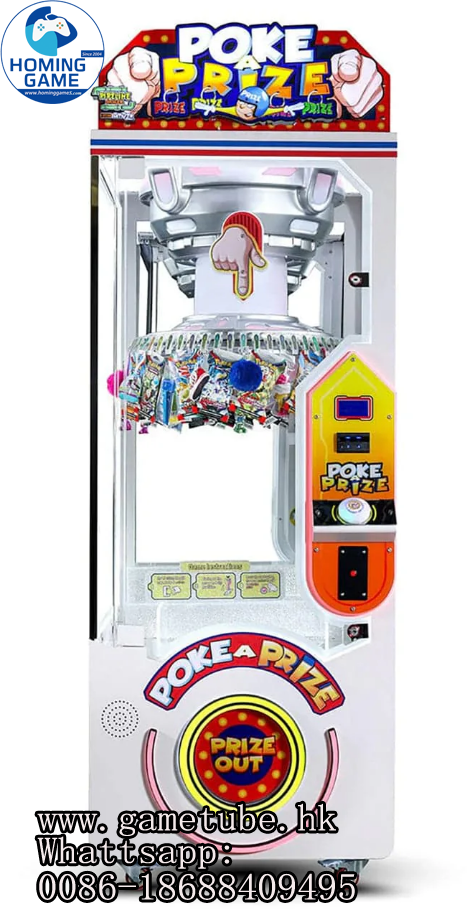 HomingGame Poke-A-Prize: High-Profit Mechanical Finger Pushing Arcade Machine|Prize Game Machine