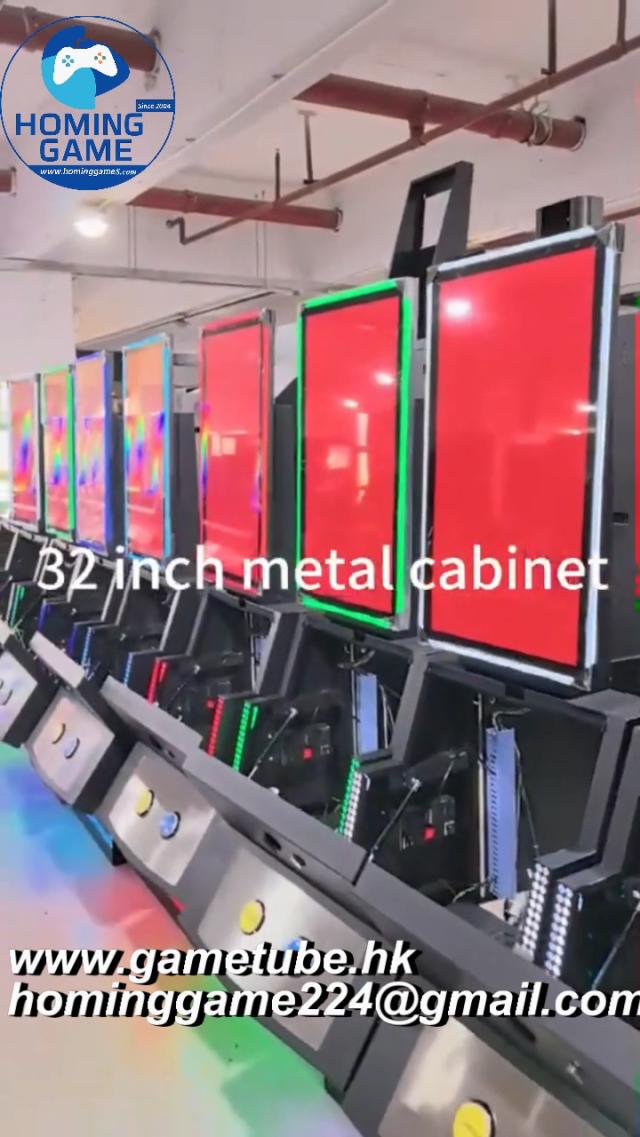 HomingGame 43"/32"/23.6" J-Curved Skill Game Cabinet &ndash; Premium Vertical Arcade System for FEC & Gaming Lounges