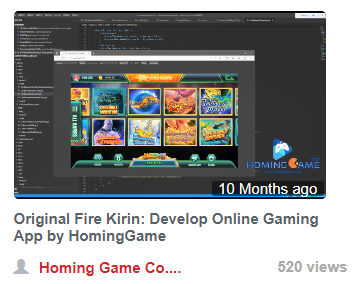 Original Fire Kirin: Develop Online Gaming App by HomingGame