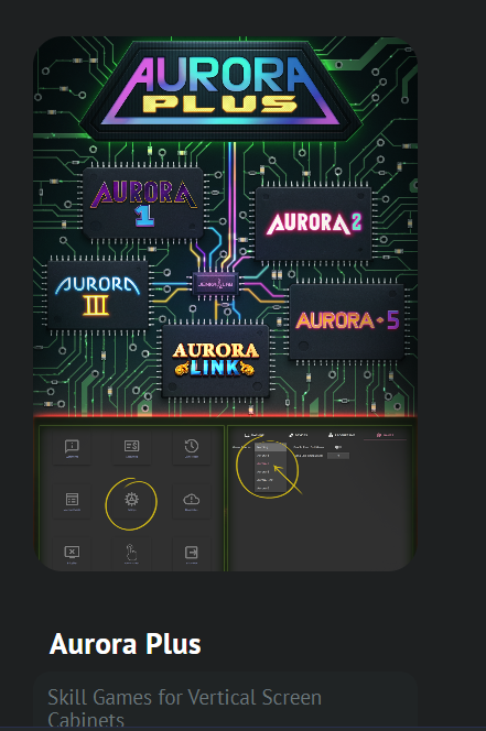 HomingGame Aurora Plus Skill Game – 5-in-1 Arcade Skill Game Board|43 inch Skill Slot table game machine