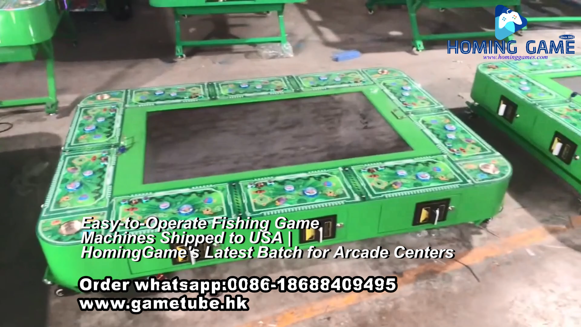 Easy to Operate Fishing Game Machines Shipped to USA HomingGame