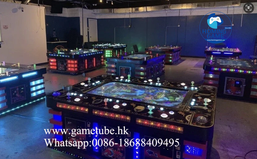 USA Popular 2/4/8/10 Player Fish Table Game Machine | Fire Link & Ocean King Skill Game Cabinet | High-Profit 32"/43" Slot Machine 8-Liner Skill Game by HomingGame