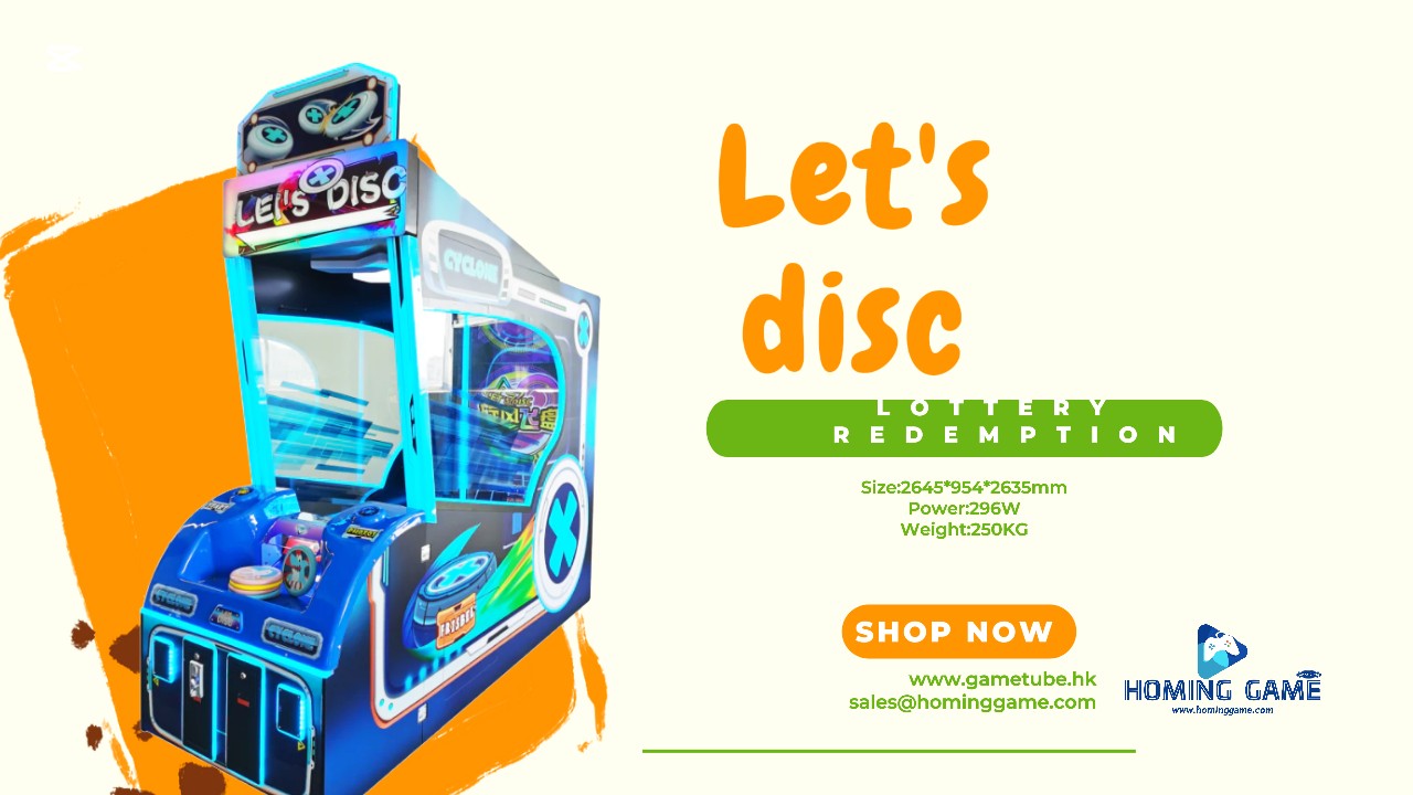 Discover the Let's Disc Redemption Arcade Game Machine - Now Available for Sale!