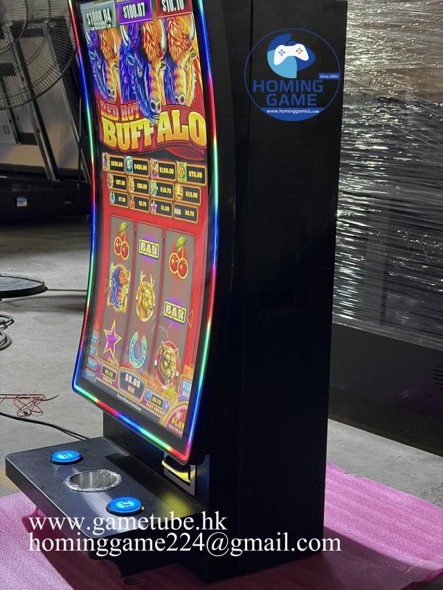 HomingGame Factory Direct Wholesale: 32-Inch Curved Touch Screen Fusion 4 fusion 6 Skill Slot Table Interactive Arcade Game Machine