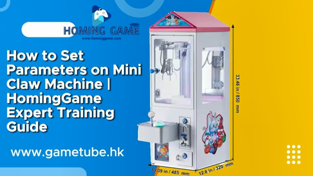 How to Set Parameters on Mini Claw Machine | HomingGame Expert Training Guide#minicrane #clawmachine