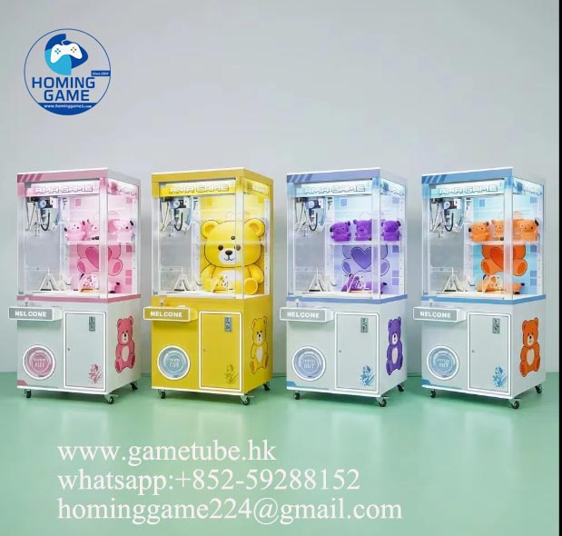 Premium Blue Toy Plush Catcher: High-Performance Arcade Claw Machine with Bill Acceptor