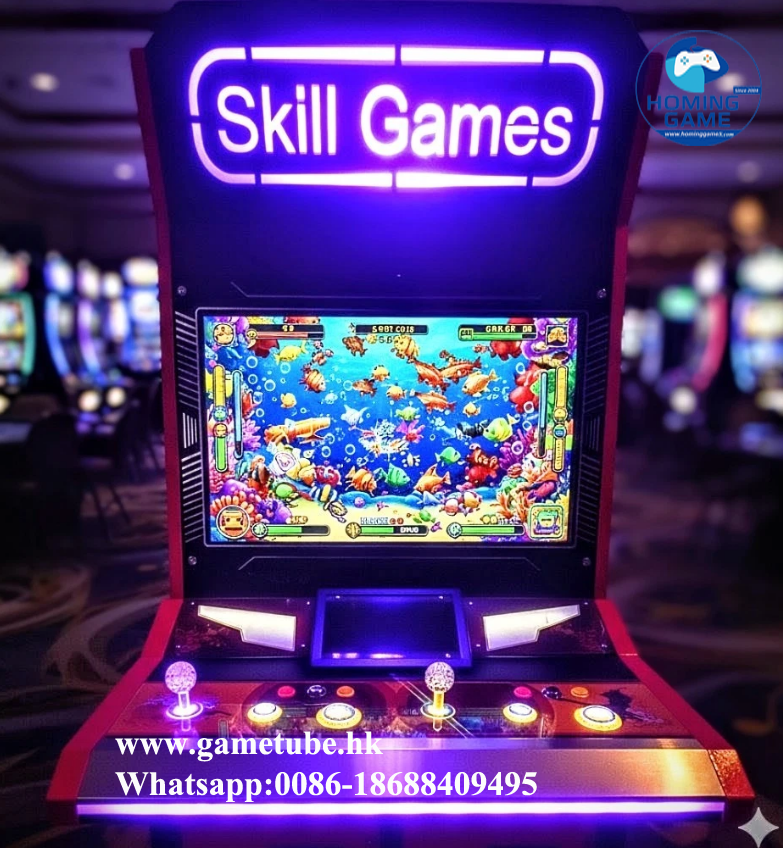 Factory Direct 2 Player Skill Fishing Game Machine | Arcade Fish Table Game for Sale | Coin-Operated Video Fishing Table by HomingGame
