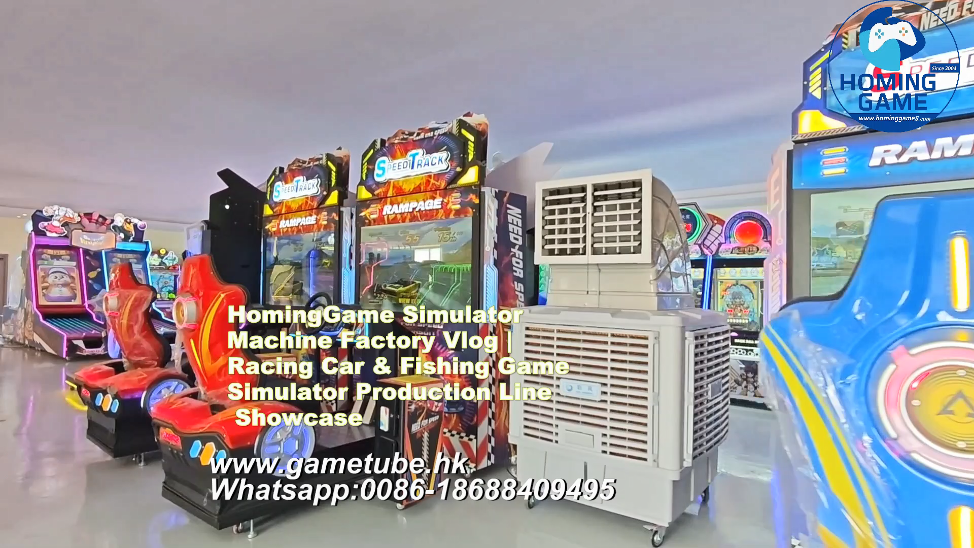HomingGame Simulator Machine Factory Vlog | Racing Car & Fishing Game Simulator Production Line Showcase