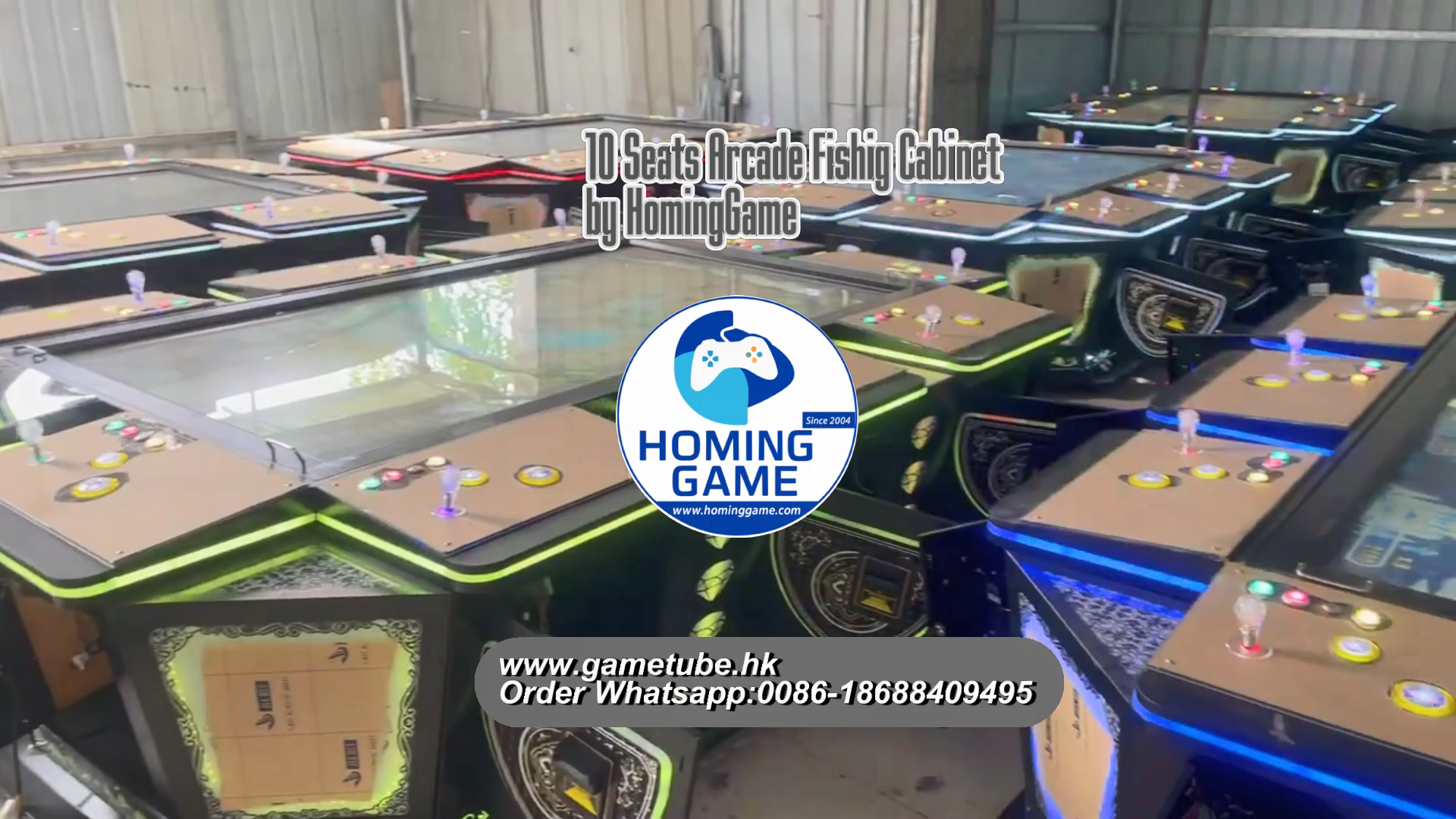 10 Seats Luxurious 86-Inch Arcade Fish Cabinet | 10 Players 86 Inch Screen Fish Game Machine