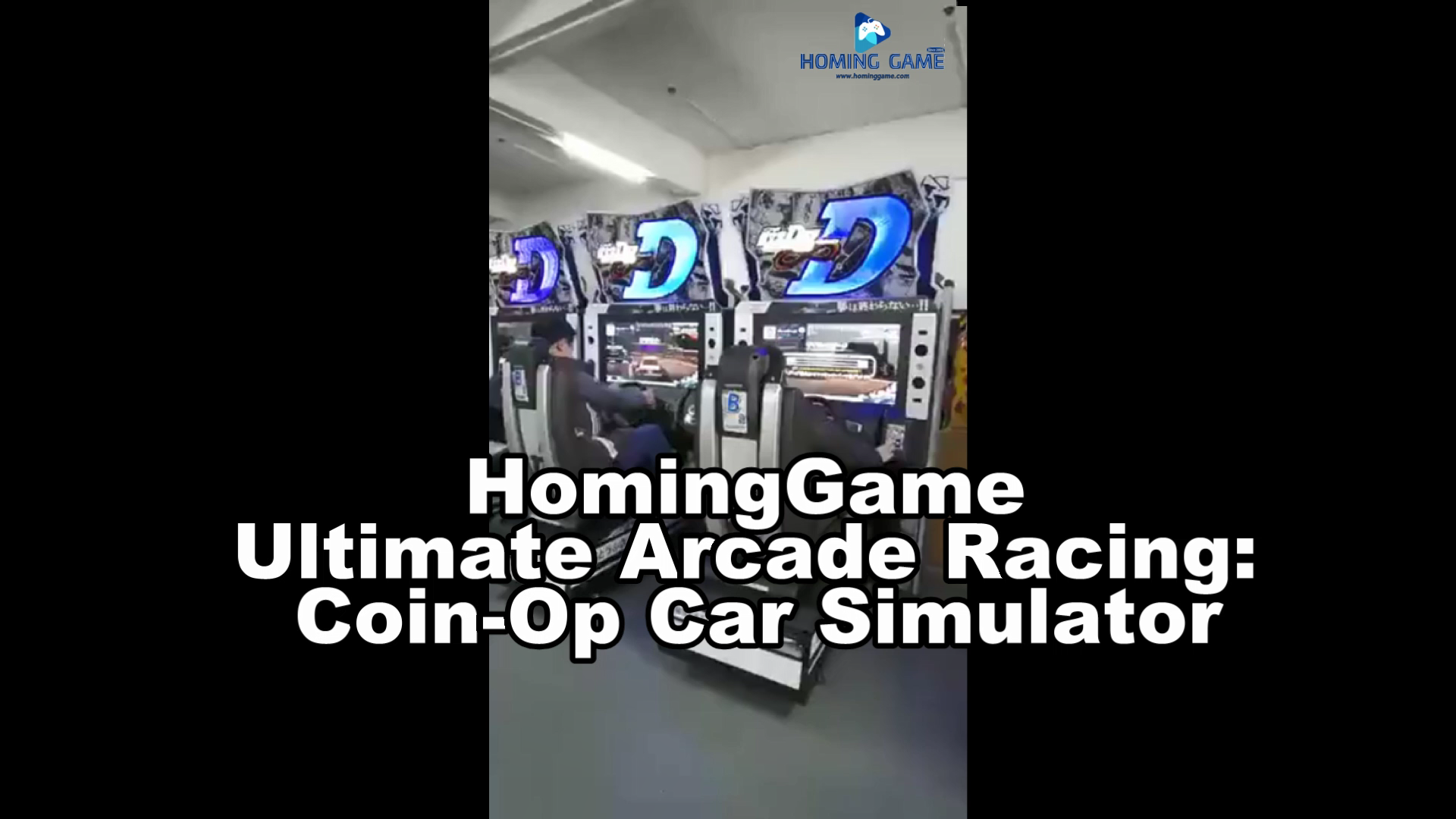 HomingGame Arcade Racing Car Coin-Op Game Simulator in Action! #ArcadeGames #RacingSimulator