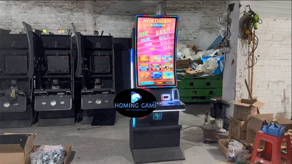 43 inch Arcade Curved Touchscreen Monitors Metal Cabinet Game Machines For Sale#slotmachine #slot