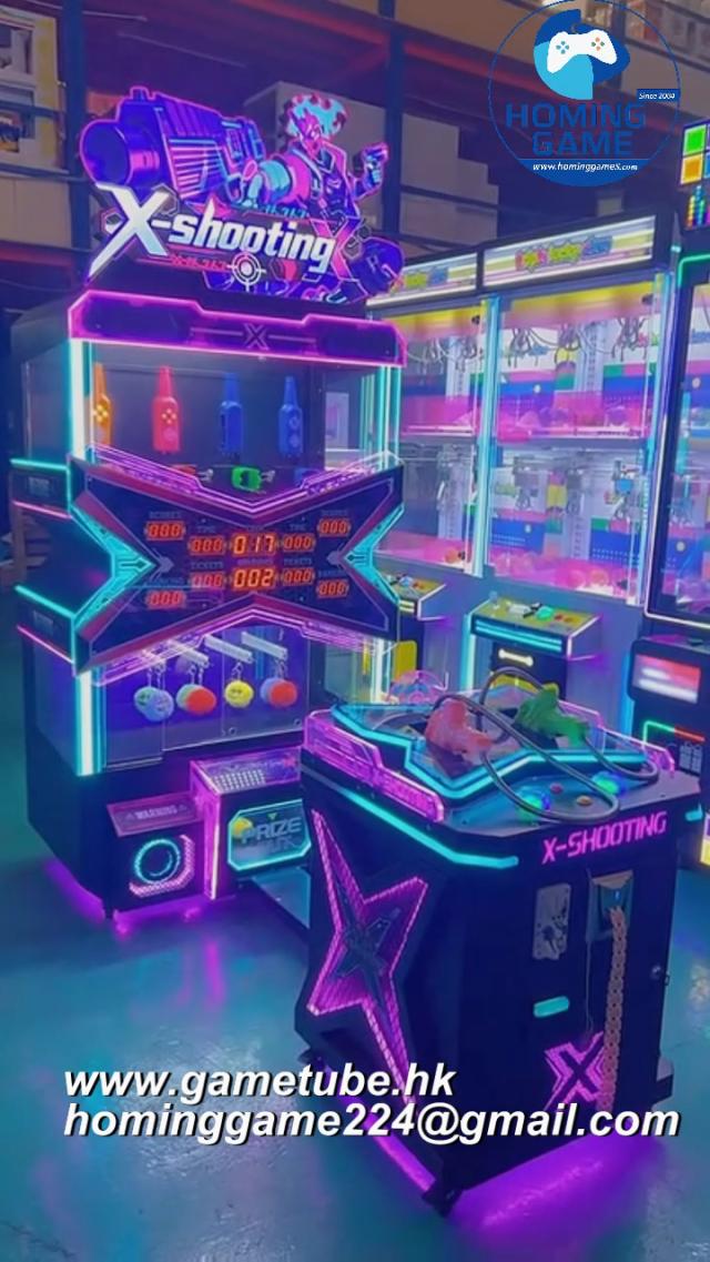 X-Shooting Arcade Game Machine | Interactive Precision Shooting Simulator | HomingGame Factory Direct Wholesale(Order Send Email:hominggame224@gmail.com)