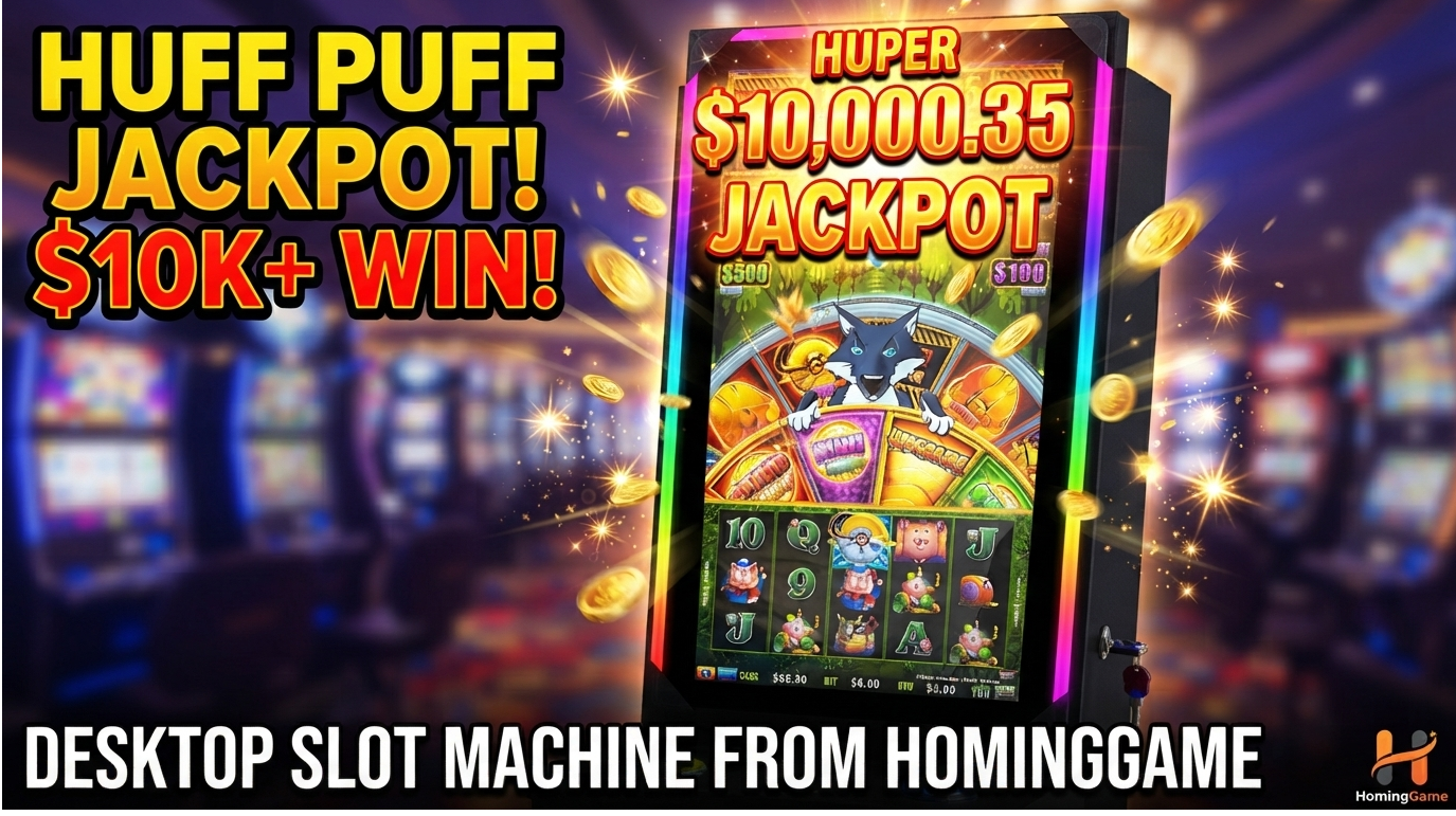 Premium Desktop Huff Puff Game Machine | 23.6
