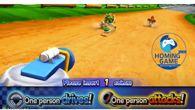 2026 HomingGame Mario Kart GP DX Arcade Racing Machine | 42″ HD Linkable Multiplayer Kart Racer | Commercial Arcade Driving Game