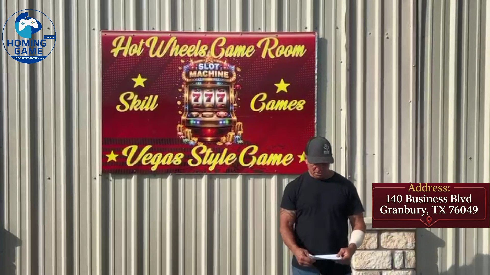 NEW OPENING: Granbury’s Hottest Gaming Destination is HERE!-HOT WHEELS GAME ROOM- All Skill Brand New 43 Inch Vertical Slot Table Game Machine