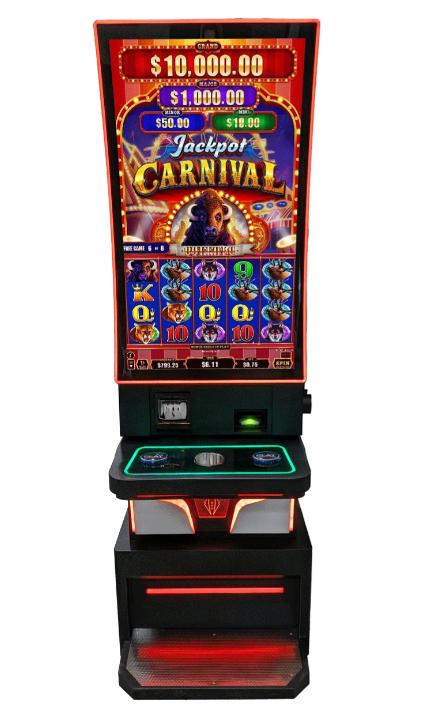 Jackpot Carnival 3-in-1 Skill Game Motherboard Kits | Casino Style Cabinet with Dual 43" HD Curved Monitors | HomingGame Factory Direct Wholesale