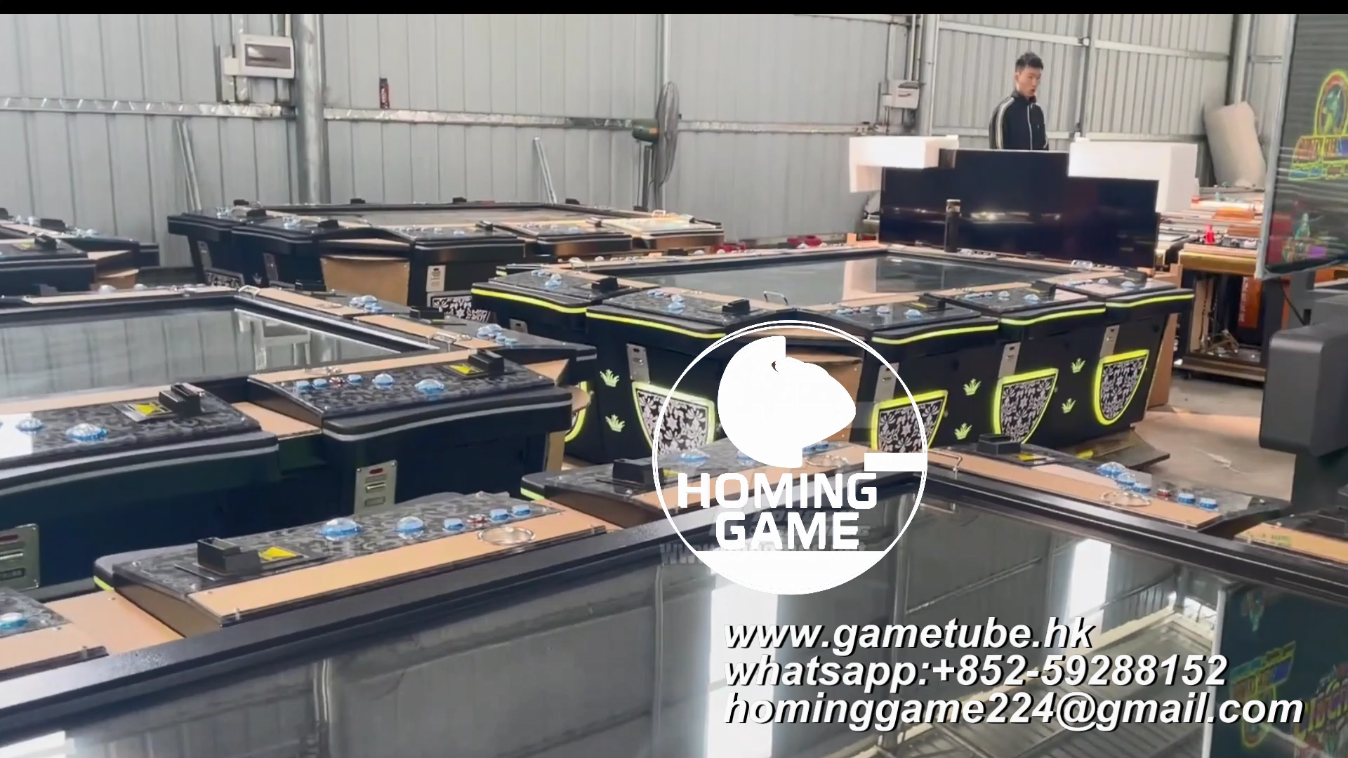 Premium Fishing Game Machine Factory | 10-Player Tables & 4-Player Upright Cabinets | HomingGame