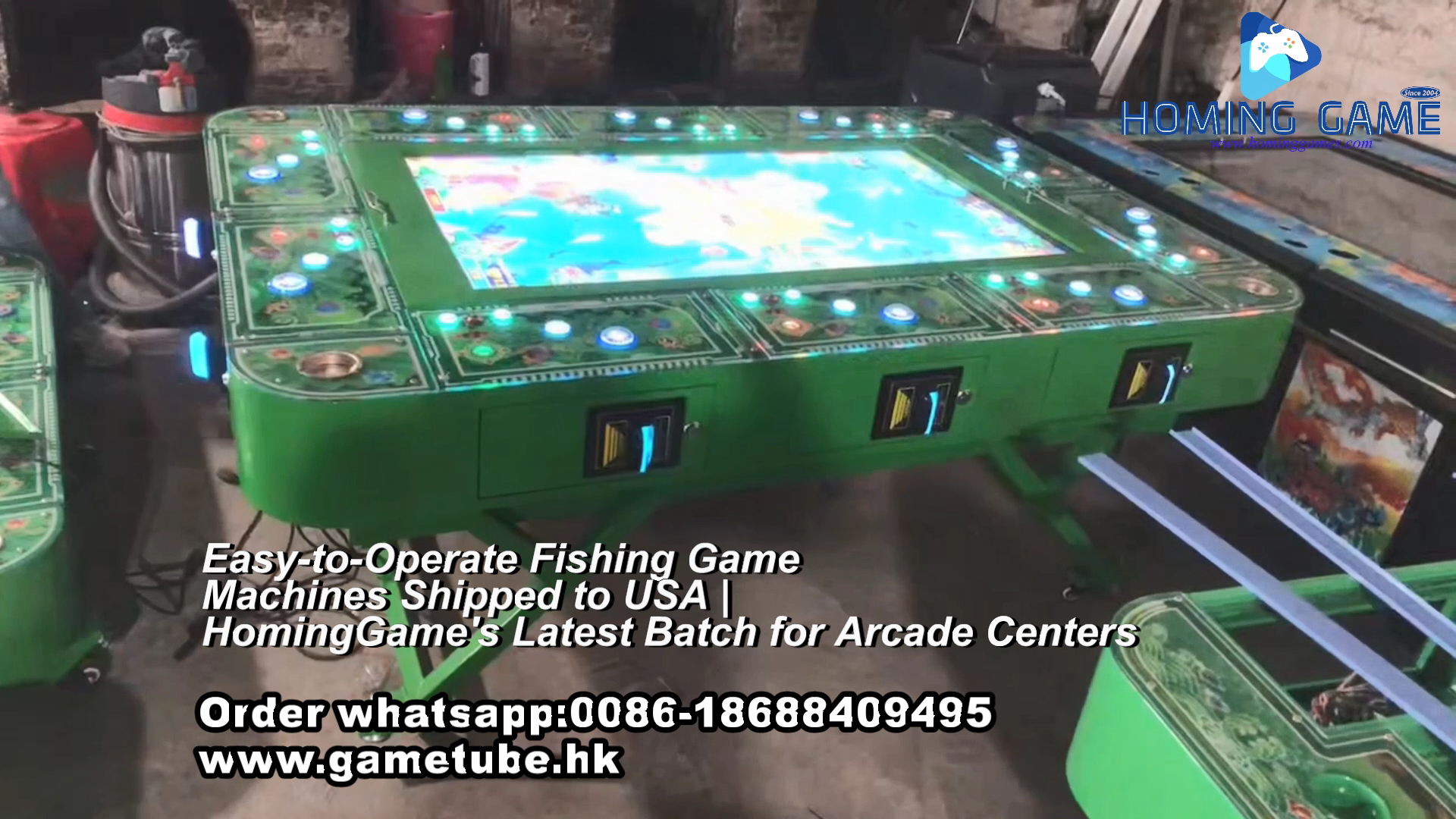 Easy to Operate Fishing Game Machines Shipped to USA HomingGame's Latest Batch for Arcade Centers