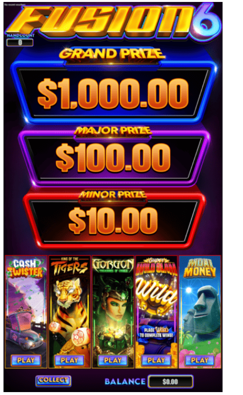 New 43” Skill Game Machine | Fusion 6 Gameplay & Cabinet Design Review