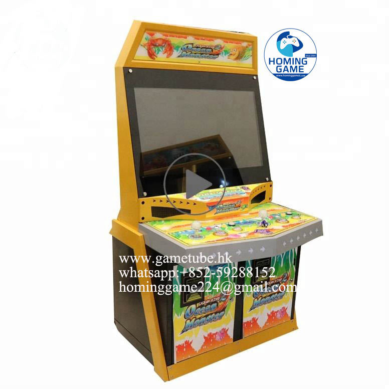 HomingGame Factory Price 2 Players Fish Table Game Cabinet 32 Inch LCD Screen Arcade Fishing Game Machine 26/32/33 in 1 Custom Coin Operated Amusement Equipment