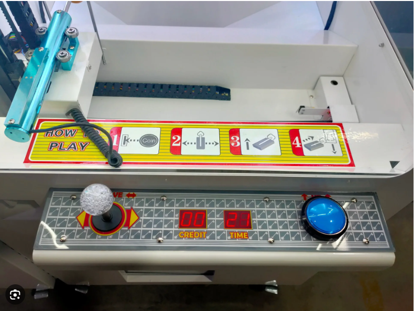 Complete Key Master Arcade Key Box Mechanism | Blue Metal Prize Push Assembly for Arcade Claw Games | HomingGame Factory Direct