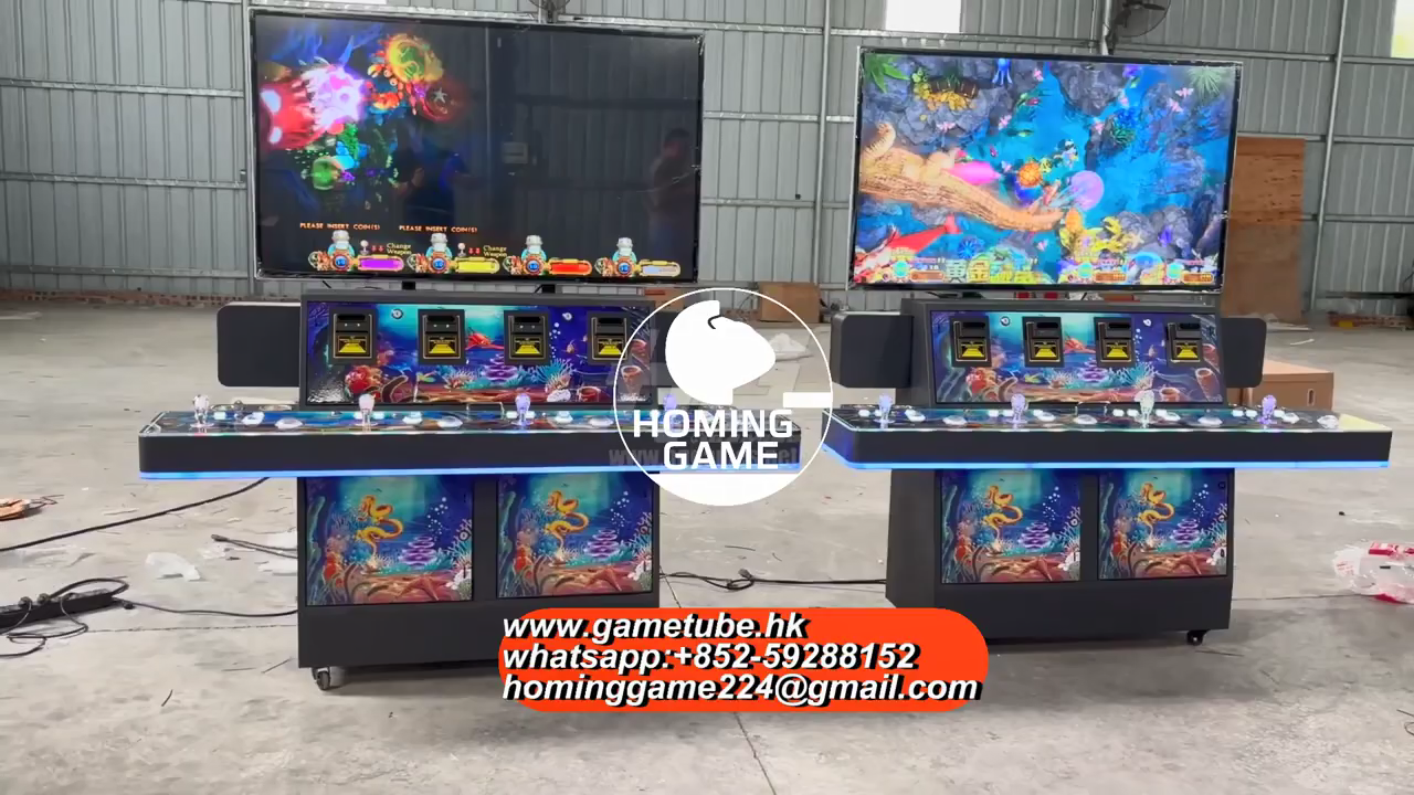 Hot-Selling Luxury 55-Inch 4-Player Stand-Up Fish Table Game Machine | HomingGame Factory Direct